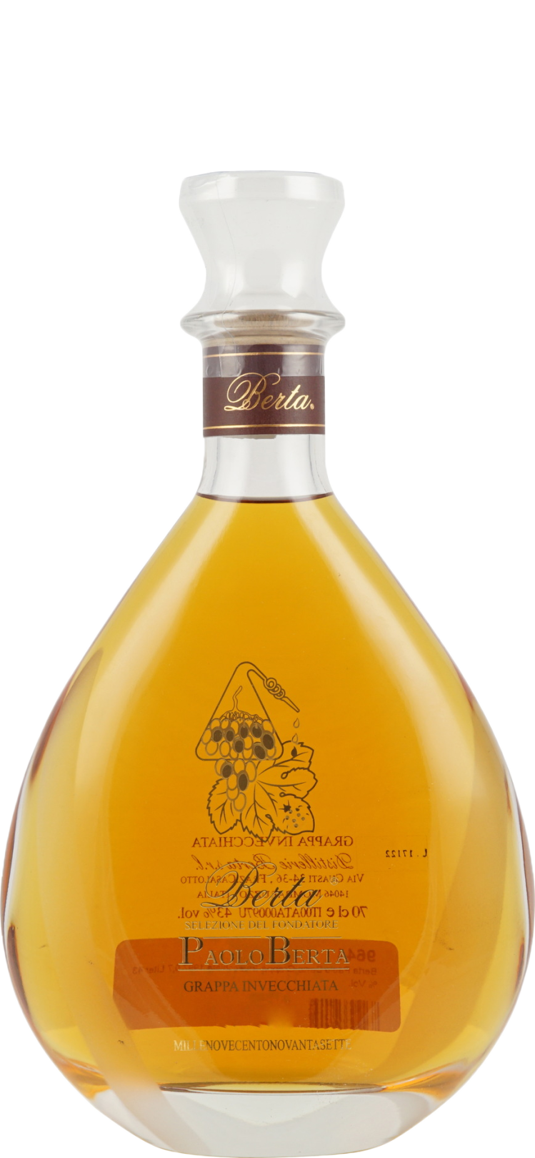 Berta Grappa Paolo Berta Selezione del Fondatore 1997